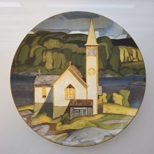 A.J Casson Anglican Church Art | Canadian Collector Plates Fine Bone China